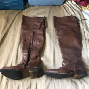 Steve Madden Knee-High Leather Boots